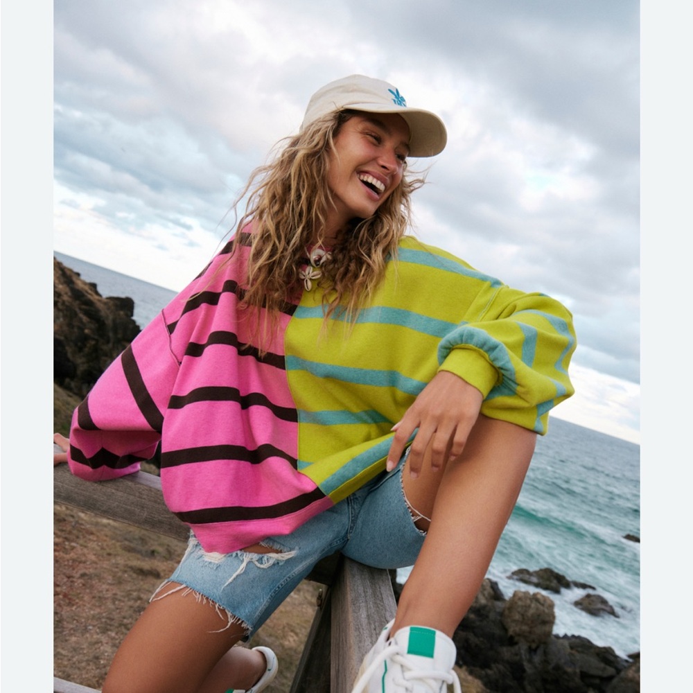 Free People Uptown Stripe Sweater